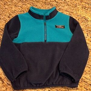 L.L. Bean Teal and Black Kids Sweatshirt